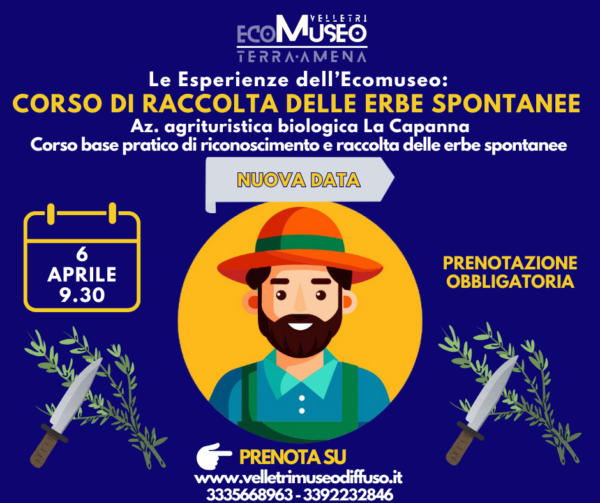 "Agricoltura con cura" -  Corso sulla raccolta delle erbe spontanee  - Esperienza